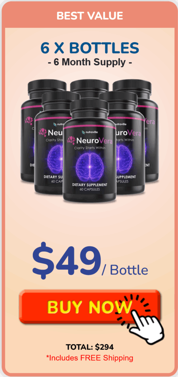NeuroVera- order-now 6 bottle-checkout image